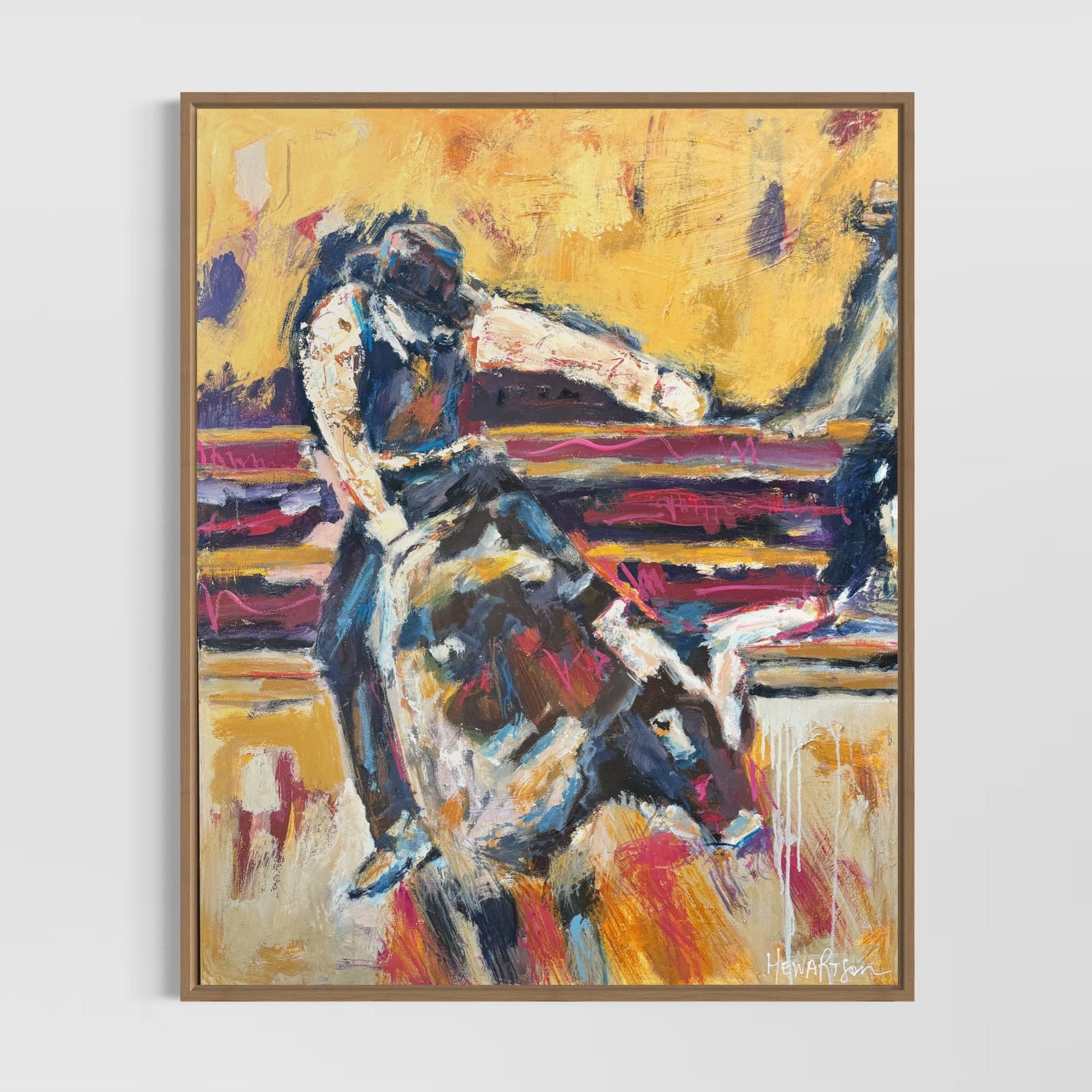 Not My First Bullride - by Australian Artist Rose Hewartson

Not My First Bullride - Abstract Cow by Australian Artist Rose Hewartson Original Abstract Painting on Canvas Framed 99x123 cm Statement Piece