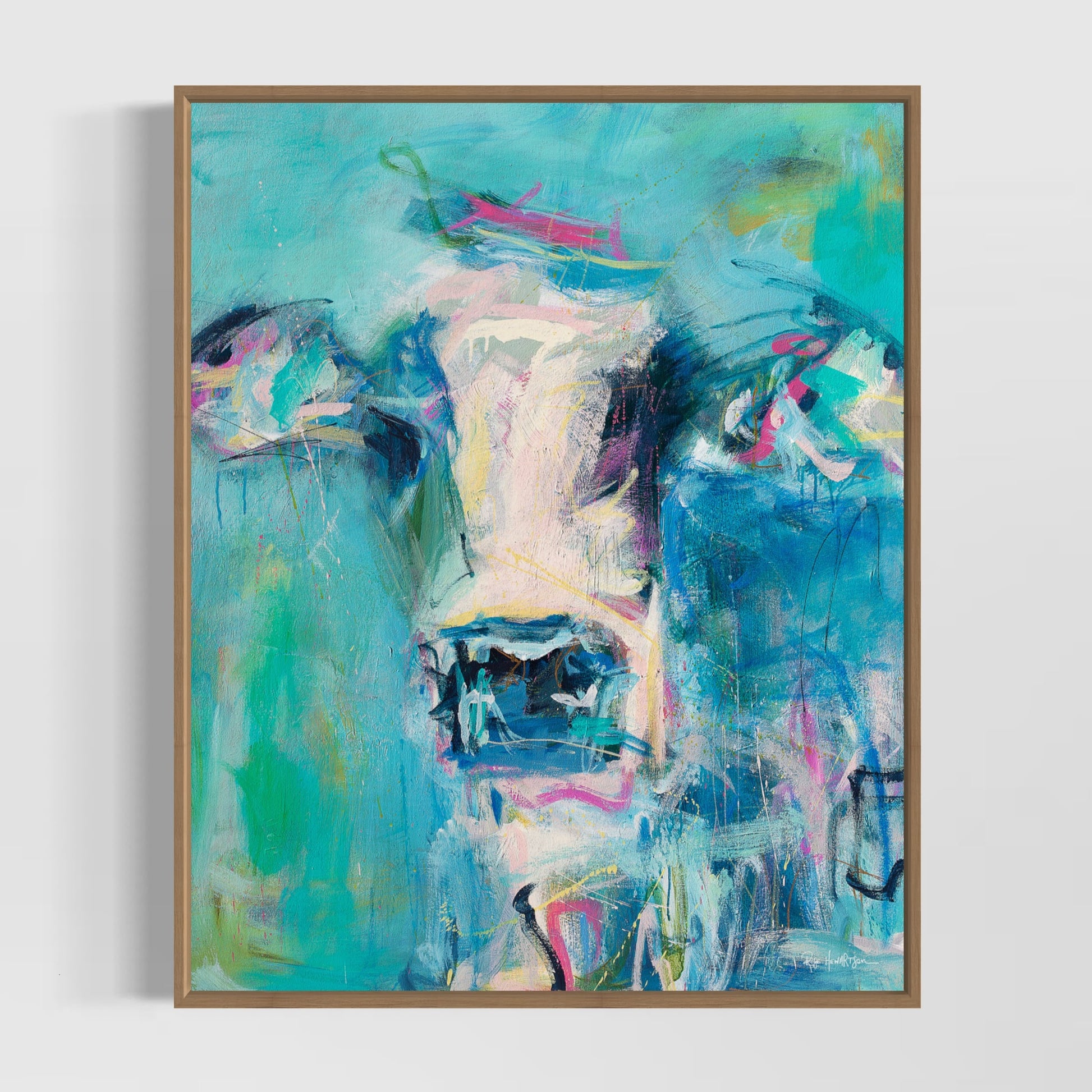 Priscilla - Cow Art Print by Rose Hewartson Australian Artist – Rose ...